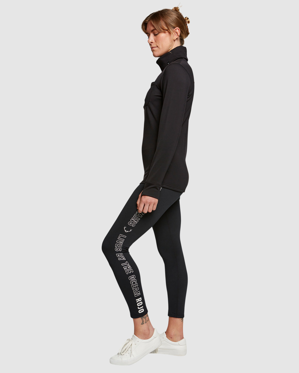 RECYCLED PARK LIFE BASE LAYER SET TRUE BLACK